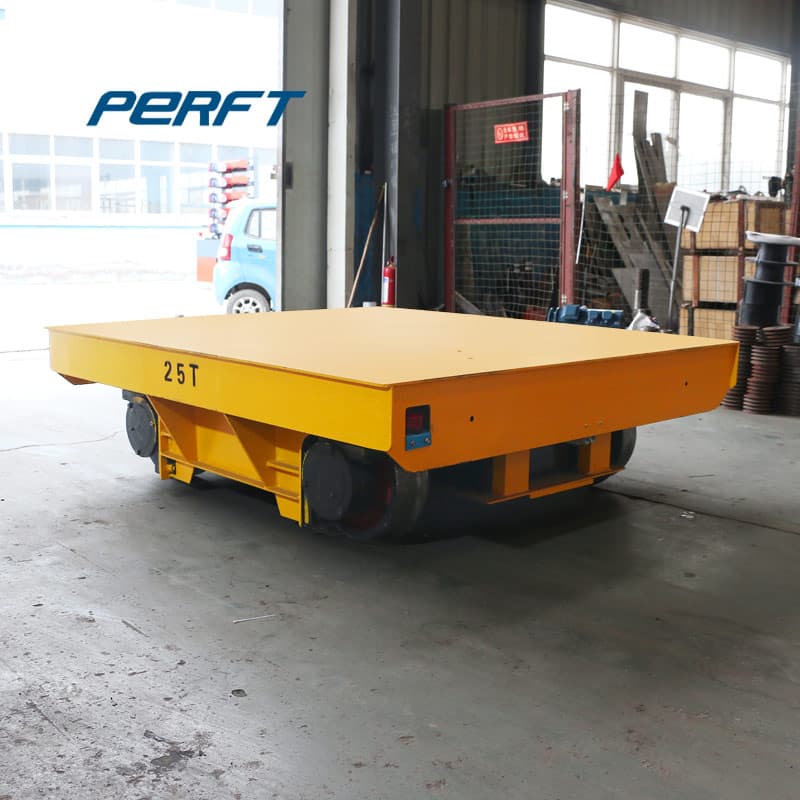 Electric Transfer Cart For Steel Liquid 80 Ton